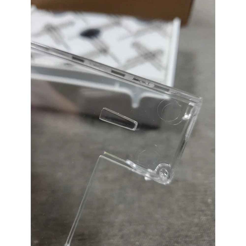 Six Acrylic Retail Sign Holders Table, Shelf Top Vertical Portrait 5
